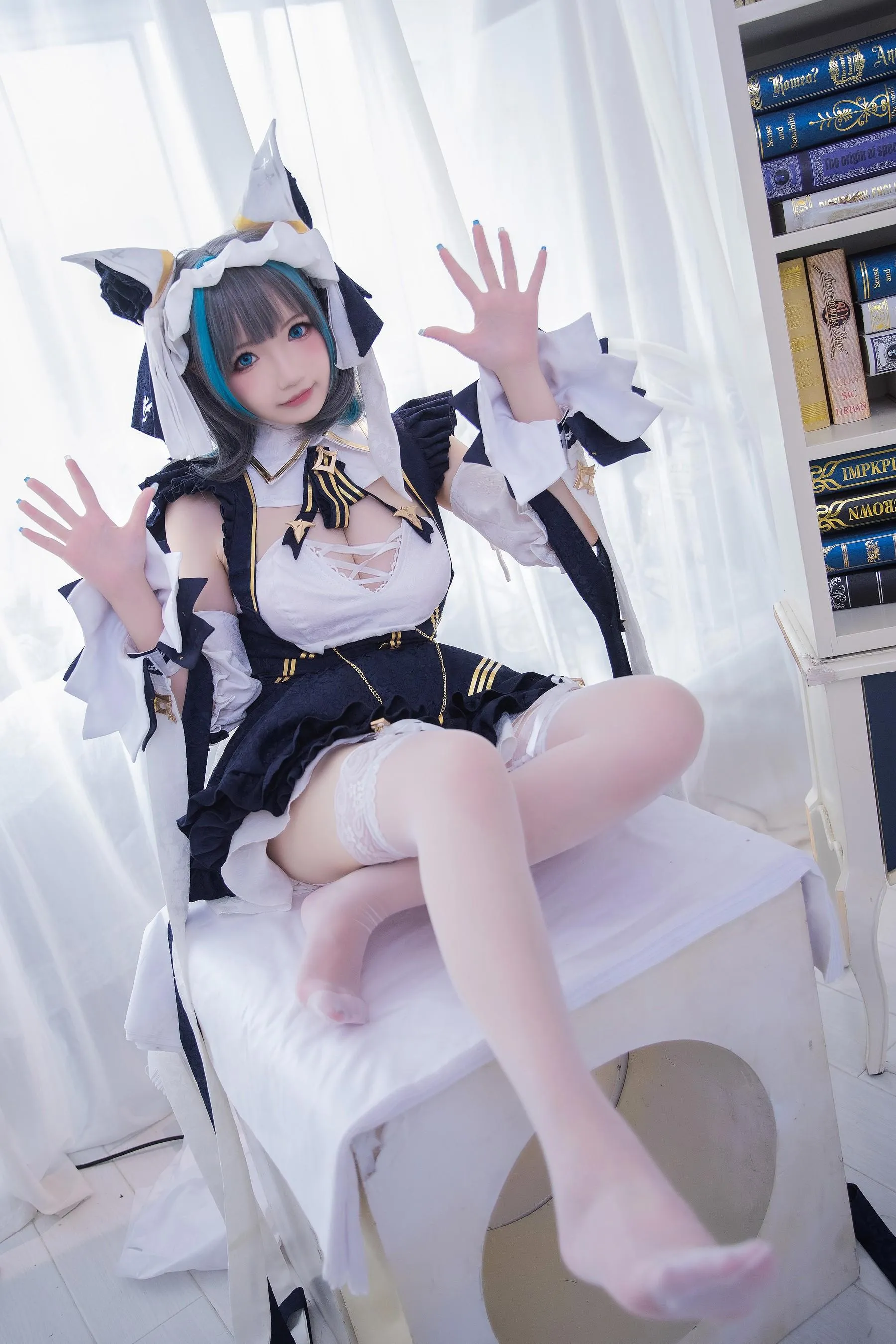 雪晴Astra – NO.33 Azure Lane 柴郡 [19P]插图4